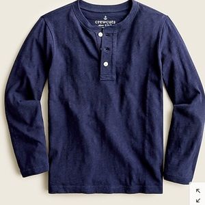 Crewcuts long sleeve henley shirt